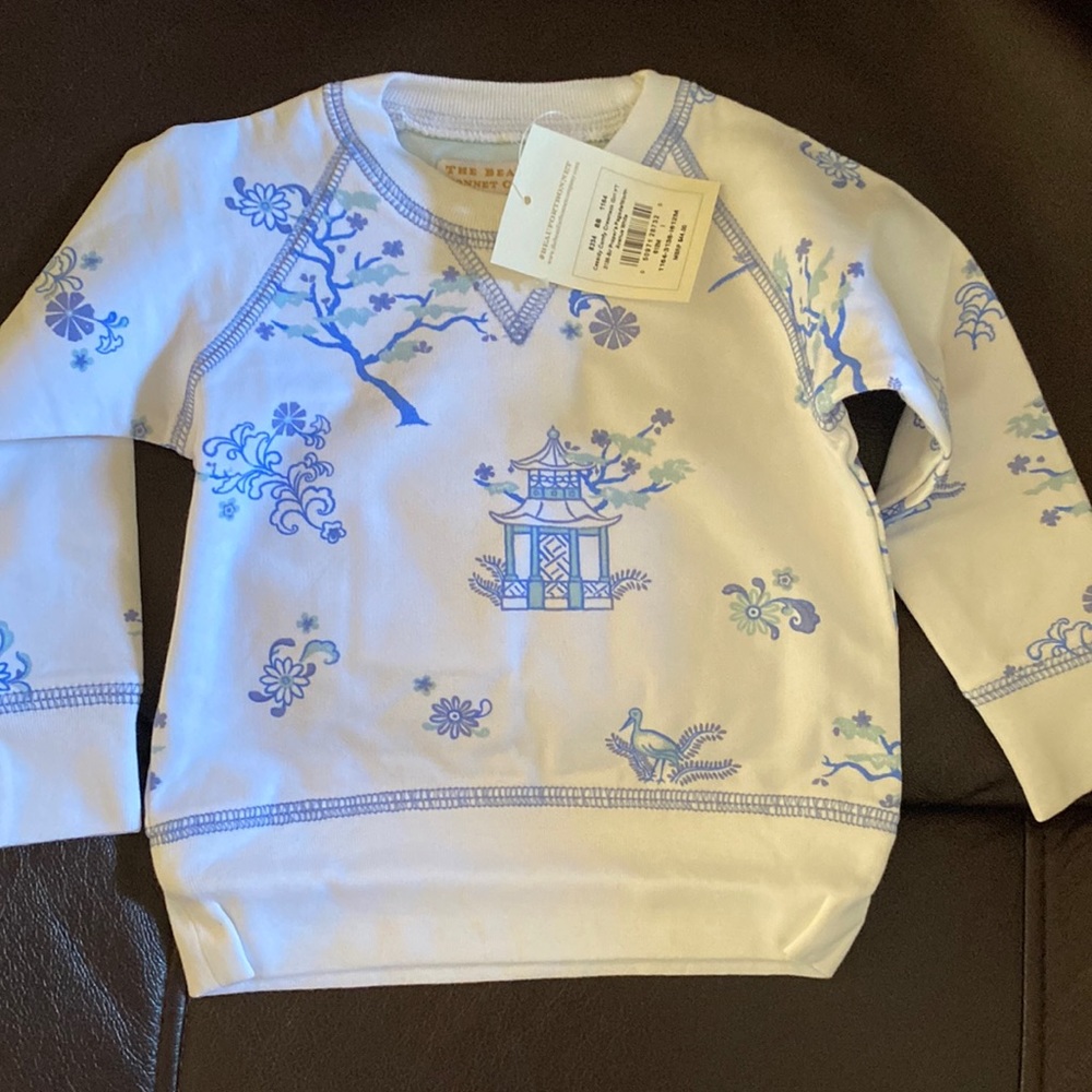 TBBC BEAUFORT sweatshirt Cassidy sir proper pagoda white crew neck multiple sz’s